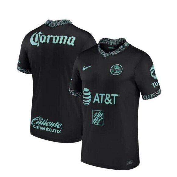 Nike Club America Stadium Third Soccer Jersey Mens M DB5743-010 Aguilas Futbol - Picture 7 of 9